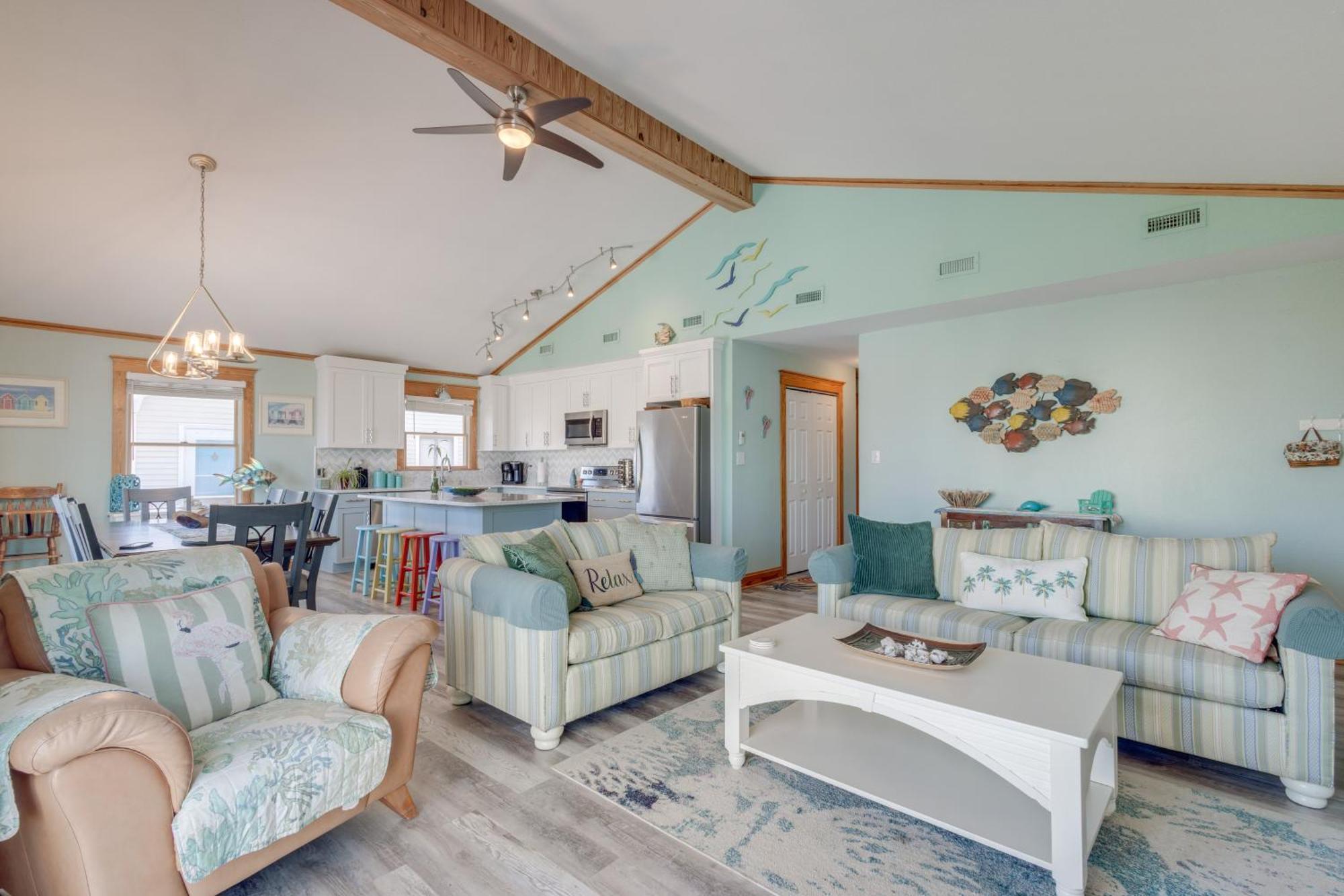 Coastal Home With Deck And Outdoor Shower Кил Девил Хилс Екстериор снимка